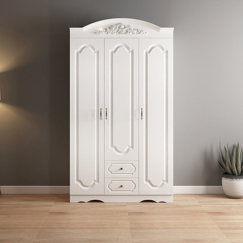 European wardrobe simple modern rental room plate wardrobe household bedroom furniture combination cabinet storage wardrobe