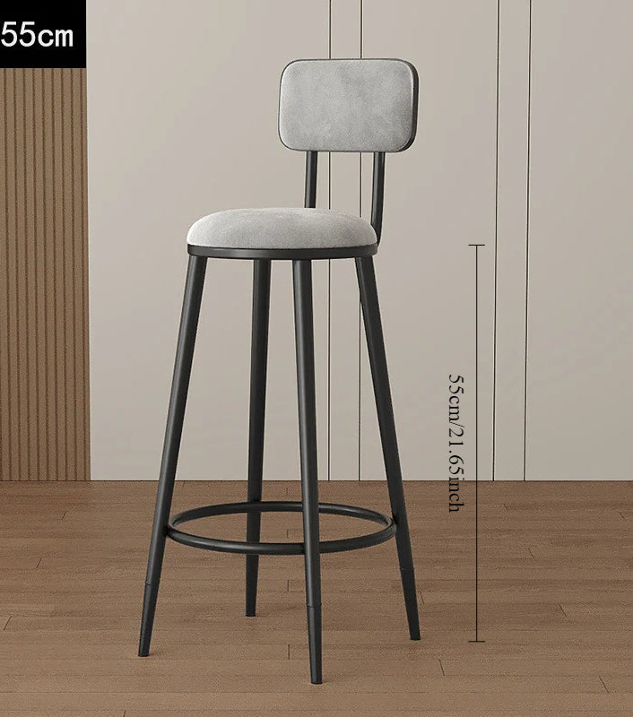 Home Bar Modern Stool Simple Tall Bar Nordic Wine Bar Chair Chair Gold Light Luxury Height Wrought Iron Back Chair