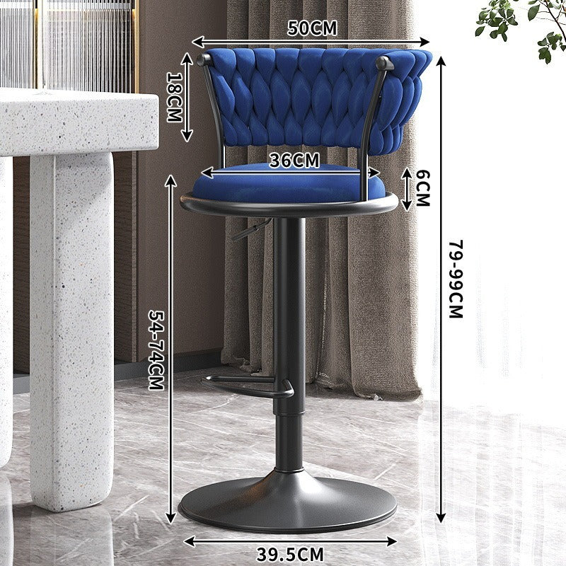 Bar chair lift chair bar front desk stool household high bar stool checkout page bar chair high stool backrest round stool