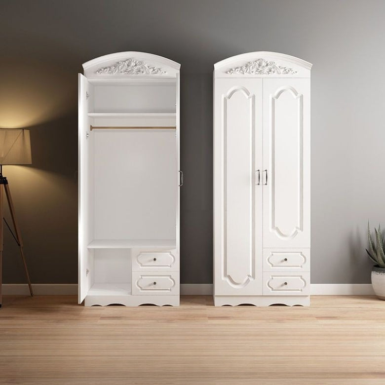 European wardrobe simple modern rental room plate wardrobe household bedroom furniture combination cabinet storage wardrobe
