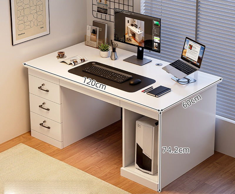 Computer desk Desktop bedroom Home desk with drawers Office desk Simple modern desk Workbench