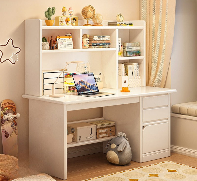 Desk bookshelf integrated computer desk desktop home student study desk and chair combination simple bedroom office writing desk