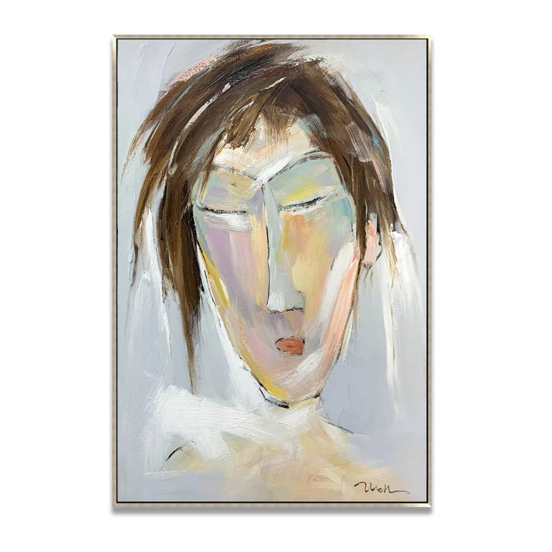 Hand Painted Abstract Oil Painting Modern Home Wall Art Hangings Canvas Paintings for Living Room
