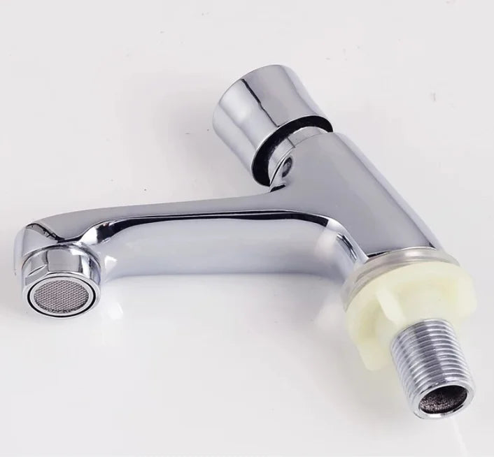 Time-delay Copper Basin Mixer Faucet for Hotel Bathroom Mixer Tap