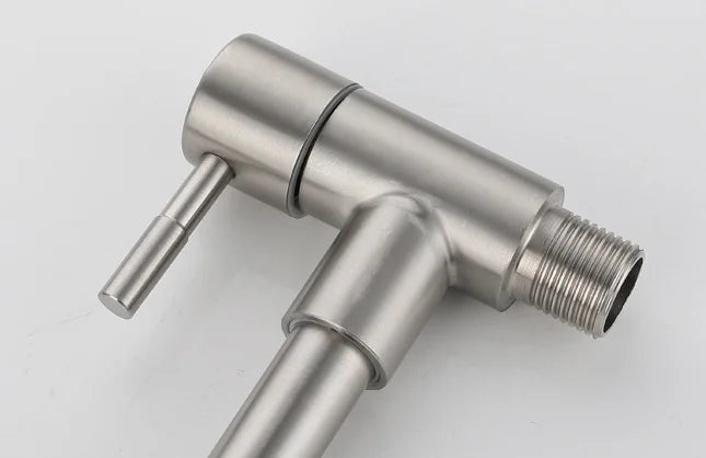 Sanitary Ware Stainless Steel in Wall Kitchen Sink Cold Water Faucet Vegetable Basin Tap
