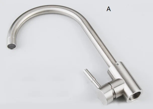 Western Style Watermark Long Spout Kitchen Sink Water Tap Heating Basin Faucet
