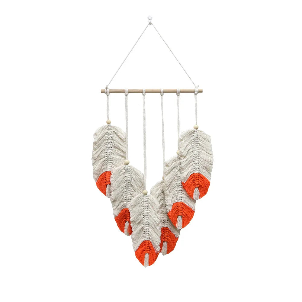 High Quality DIY Leaf Macrame Home Décor Decorative Hanging Wall Art Wall Decorations Wall Decor for Home Luxury Living Room