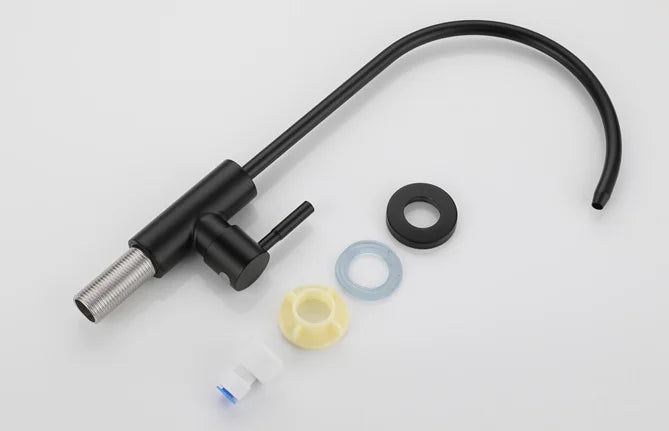 Factory Sale 304 Stainless Steel Kitchen Black Faucet for Water Purifier