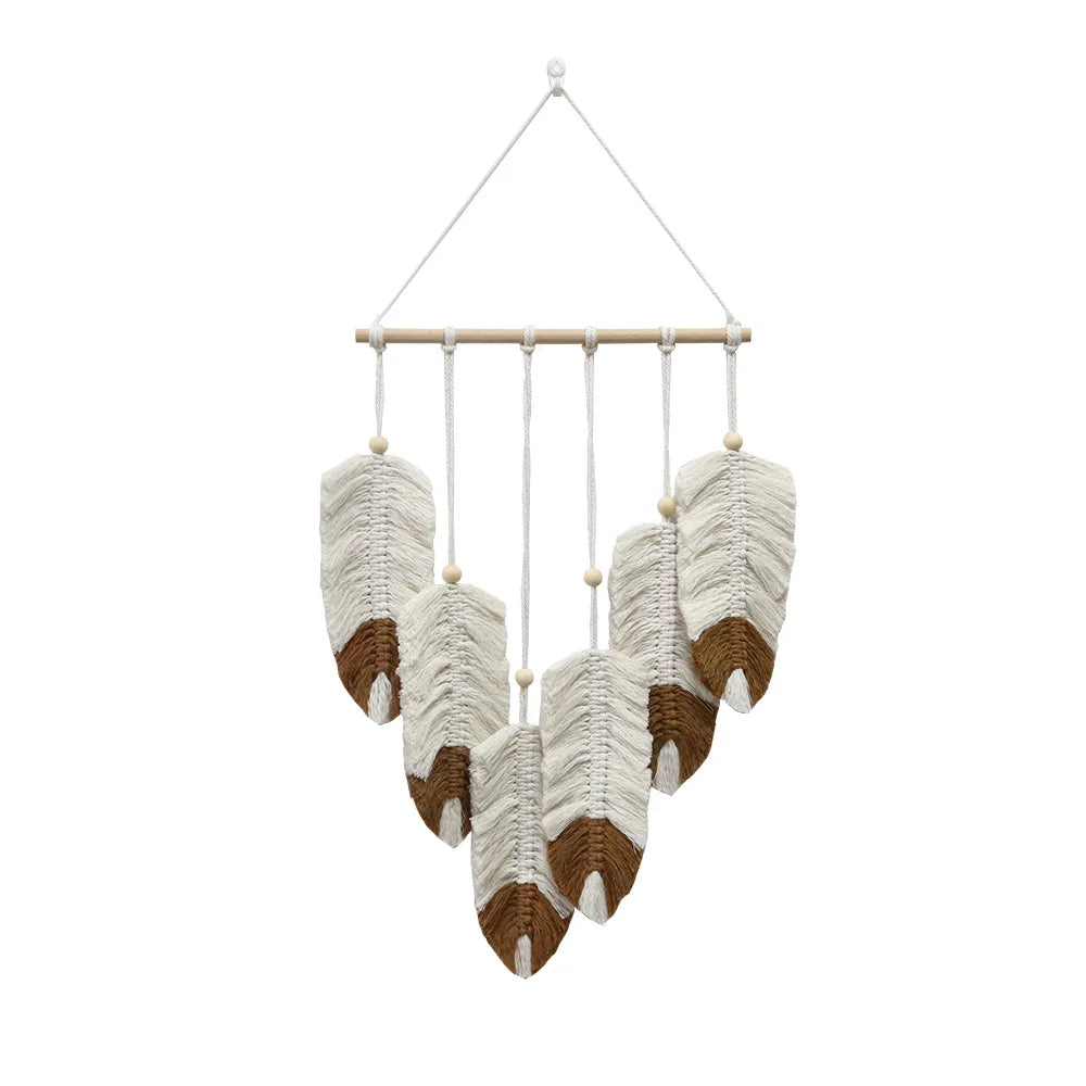 High Quality DIY Leaf Macrame Home Décor Decorative Hanging Wall Art Wall Decorations Wall Decor for Home Luxury Living Room
