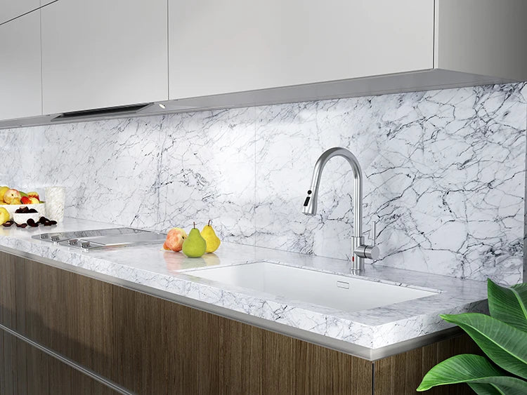 Factory Wholesale Pull Down Touchless Touch Sensor Kitchen Faucet