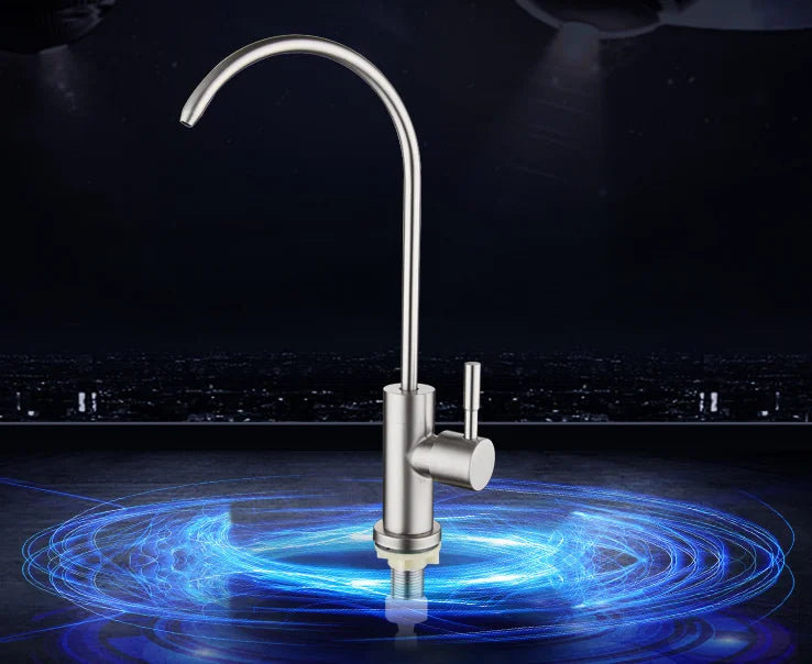 Classical Style  Stainless Steel Faucet Water Mixer Tap Hot and Cold Water Faucet for Kitchen Sink