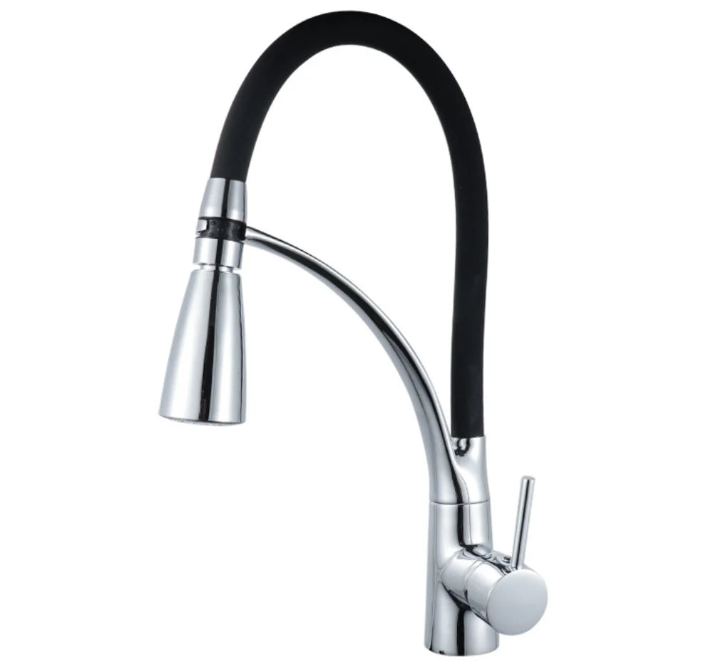 Factory Price Brass Pull Out Led Light Sink Faucet Modern Kitchen Faucet