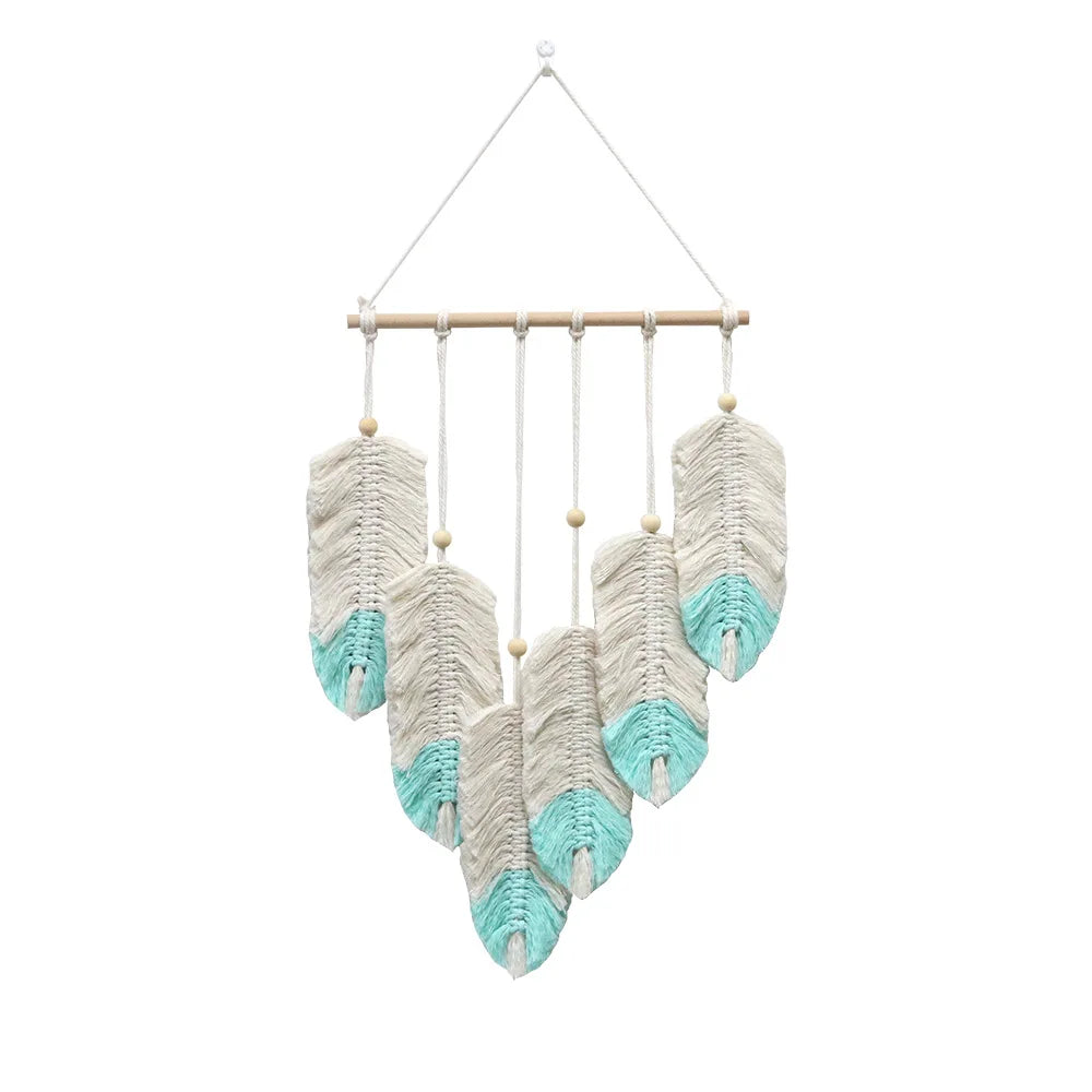 High Quality DIY Leaf Macrame Home Décor Decorative Hanging Wall Art Wall Decorations Wall Decor for Home Luxury Living Room