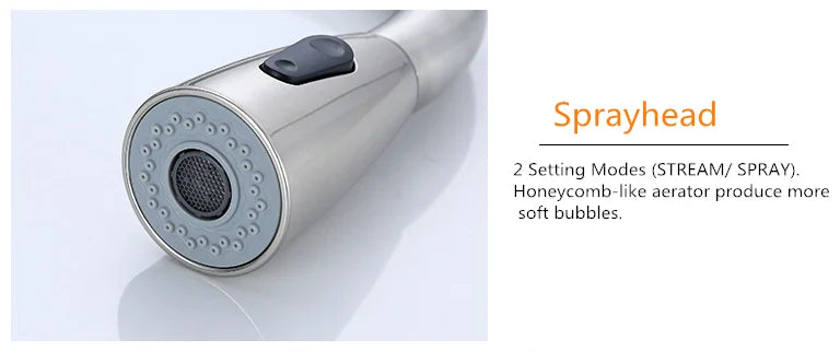 Factory Direct Sale 304 Stainless Steel Hot and Cold Sink Faucet Kitchen Faucet