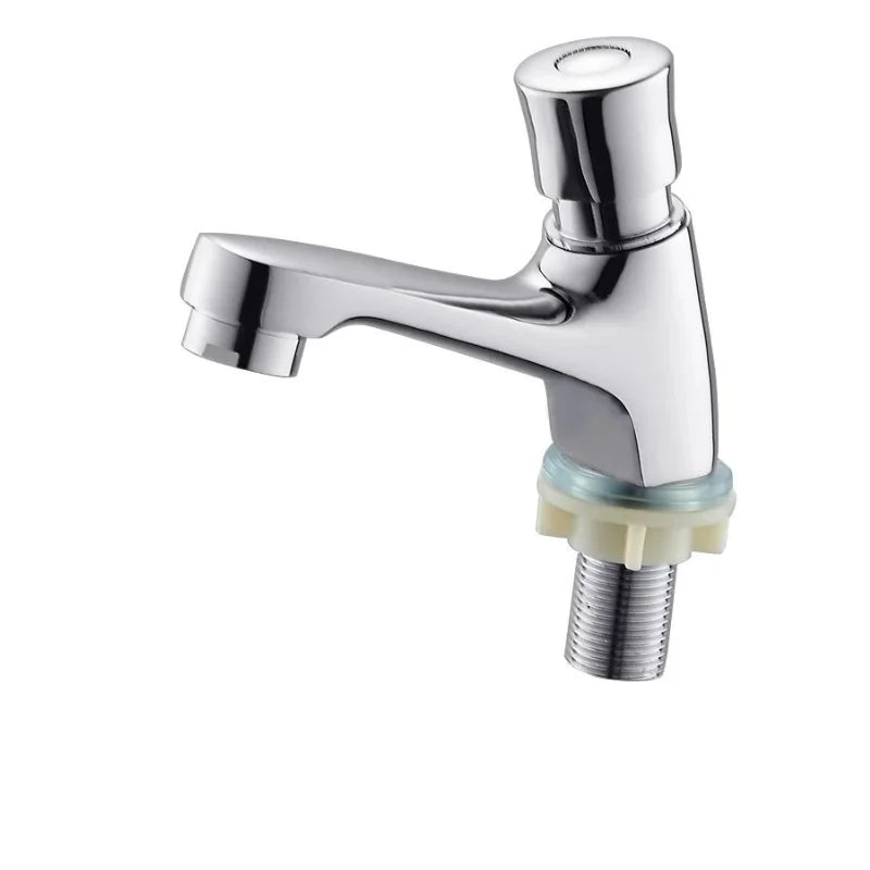 Time-delay Copper Basin Mixer Faucet for Hotel Bathroom Mixer Tap