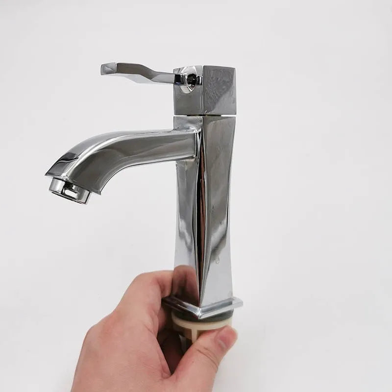 Wholesale Zinc-alloy Wash Tap Bathroom Single Handle Face Basin Faucet