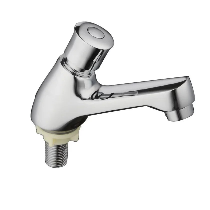 Wash Bathroom Accessories Time Delay Tap Copper Wash Basin Faucet