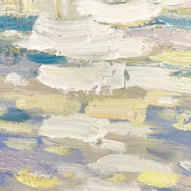 The Lake Painting Canvas Art Hand Painting Furniture Impression Sunset Landscape Abstract Seascape Hand Painted Painting
