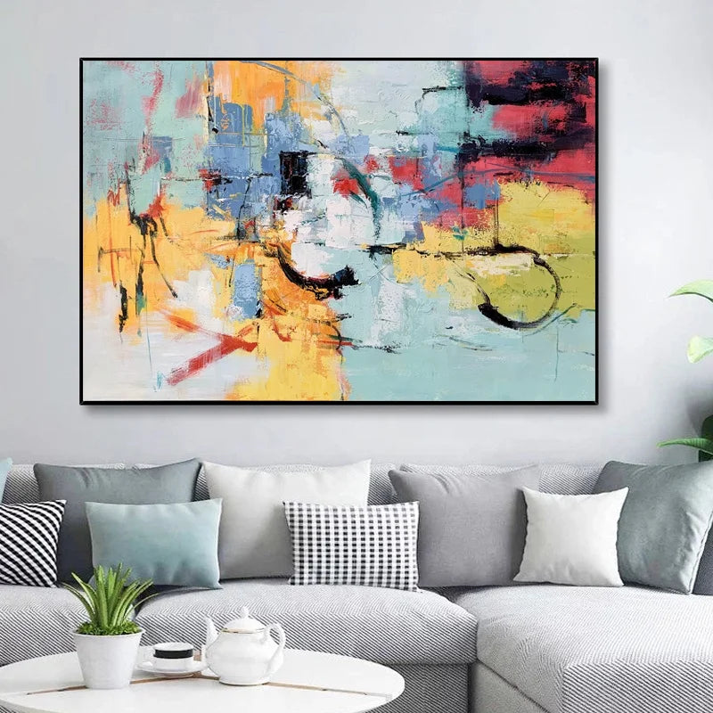 Abstract Paintings Decorative Painting Acrylic Wall Art 100% Handmade Canvas Painting