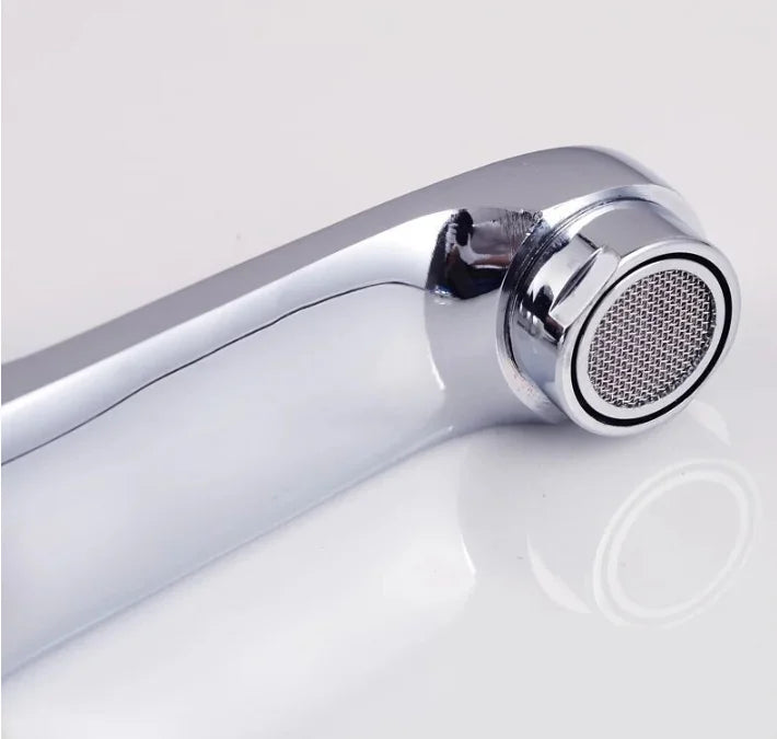 Time-delay Copper Basin Mixer Faucet for Hotel Bathroom Mixer Tap