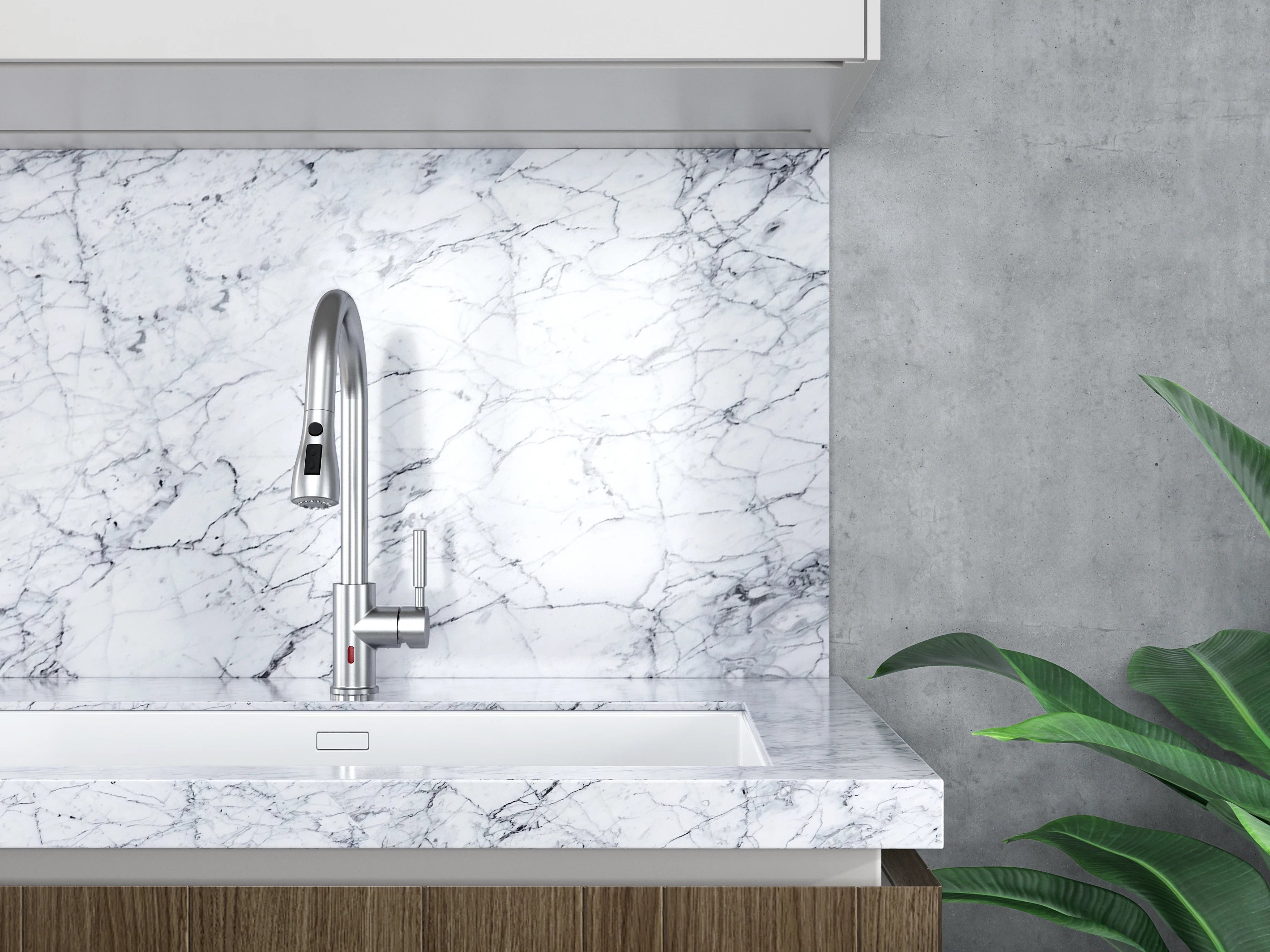 Factory Wholesale Pull Down Touchless Touch Sensor Kitchen Faucet