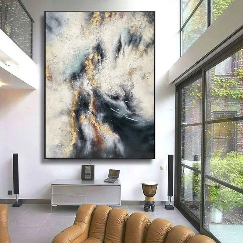 Hand Made Oil Painting on Canvas Chinese Handmade Paintings Handmade Art Wall Painting by Hand Canvas Decor Abstract Picture