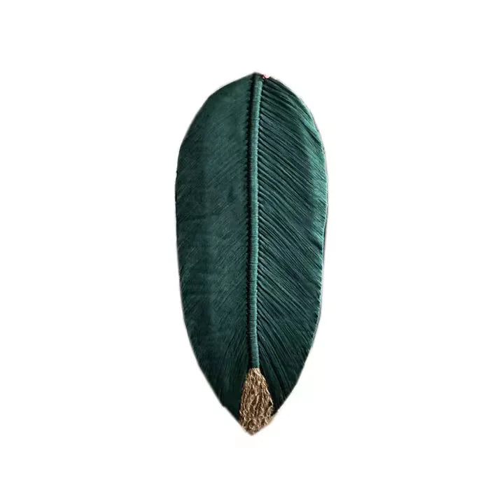 Boho Handmade Woven Leaf Macrame Home Décor Decorative Hanging Wall Art Tapestries Wall Decor for Home Wall Living Room