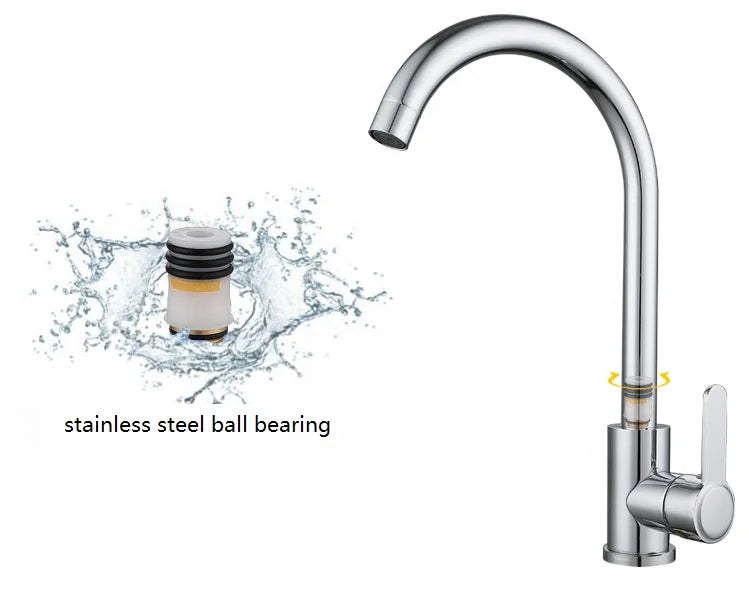 China's Popular 304 Stainless Steel Kitchen Sink Faucet