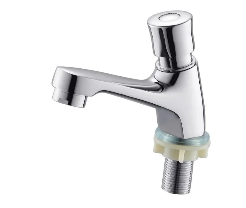 Time-delay Copper Basin Mixer Faucet for Hotel Bathroom Mixer Tap