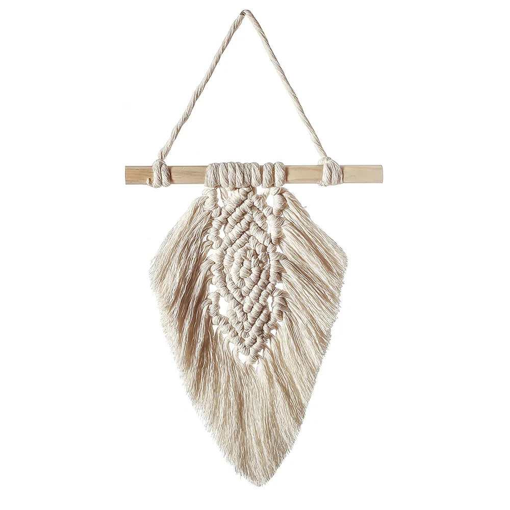 Bohemian Leaves Macrame Home Décor Art Wall Hanging Designs Tapestries Home Decoration Tapestry Wall Decor for Home Wall Living Room