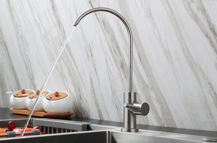 Classical Style  Stainless Steel Faucet Water Mixer Tap Hot and Cold Water Faucet for Kitchen Sink