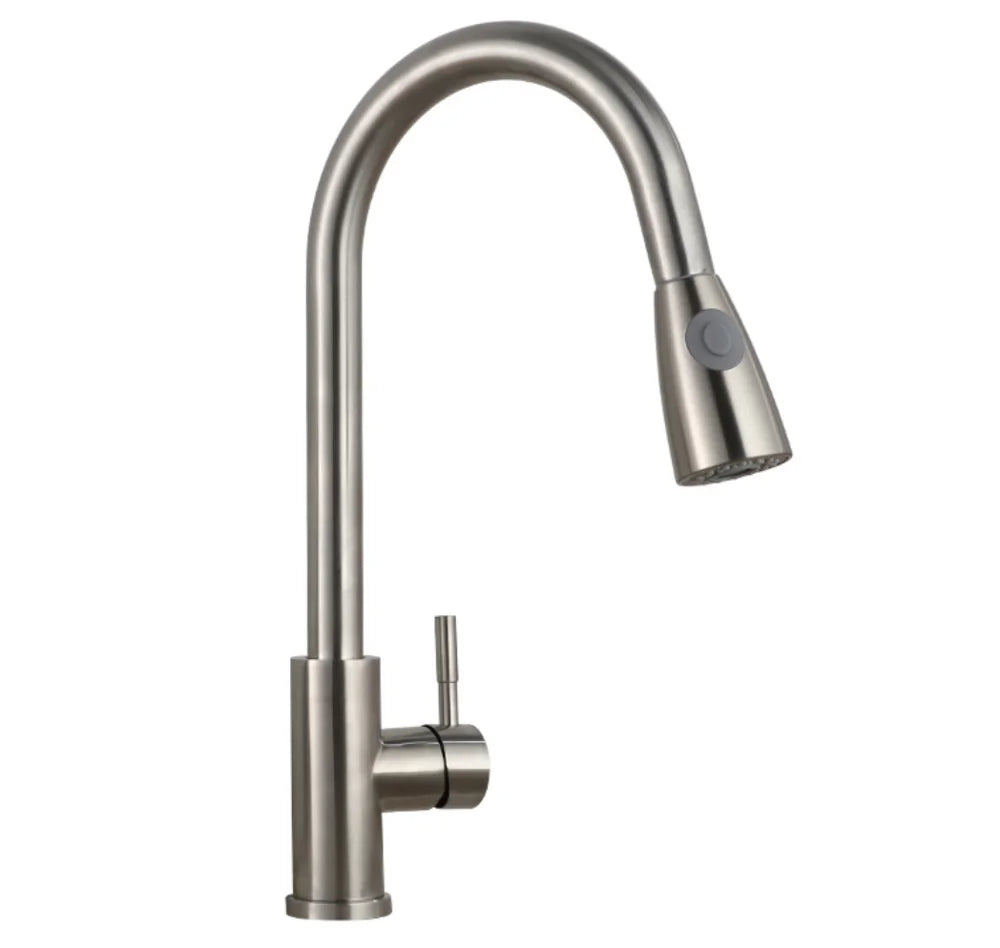 Hot Sales Single Handle Pull Out Kitchen Sink Stainless Steel Faucet