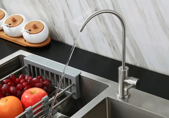 Classical Style  Stainless Steel Faucet Water Mixer Tap Hot and Cold Water Faucet for Kitchen Sink