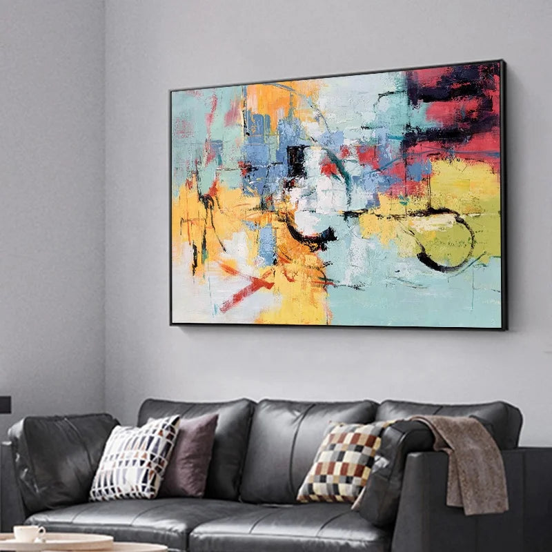 Abstract Paintings Decorative Painting Acrylic Wall Art 100% Handmade Canvas Painting