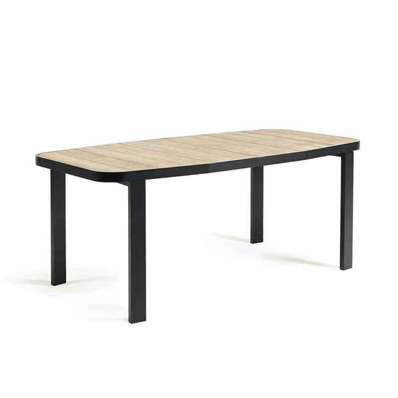 Outdoor sofa teak villa leisure combination rattan chair solid wood coffee table outdoor garden courtyard model furniture