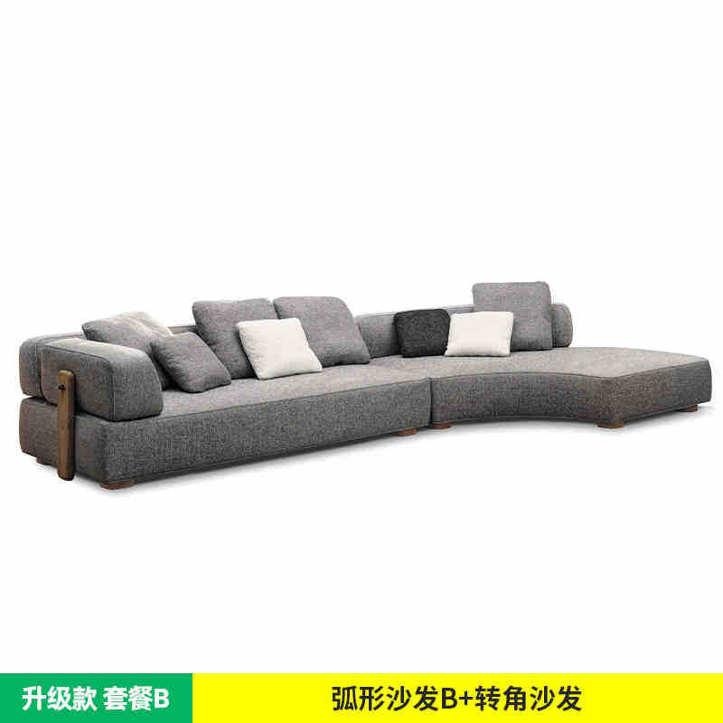 Outdoor courtyard teak sofa hotel outdoor designer garden Nordic homestay manor outdoor sofa combination