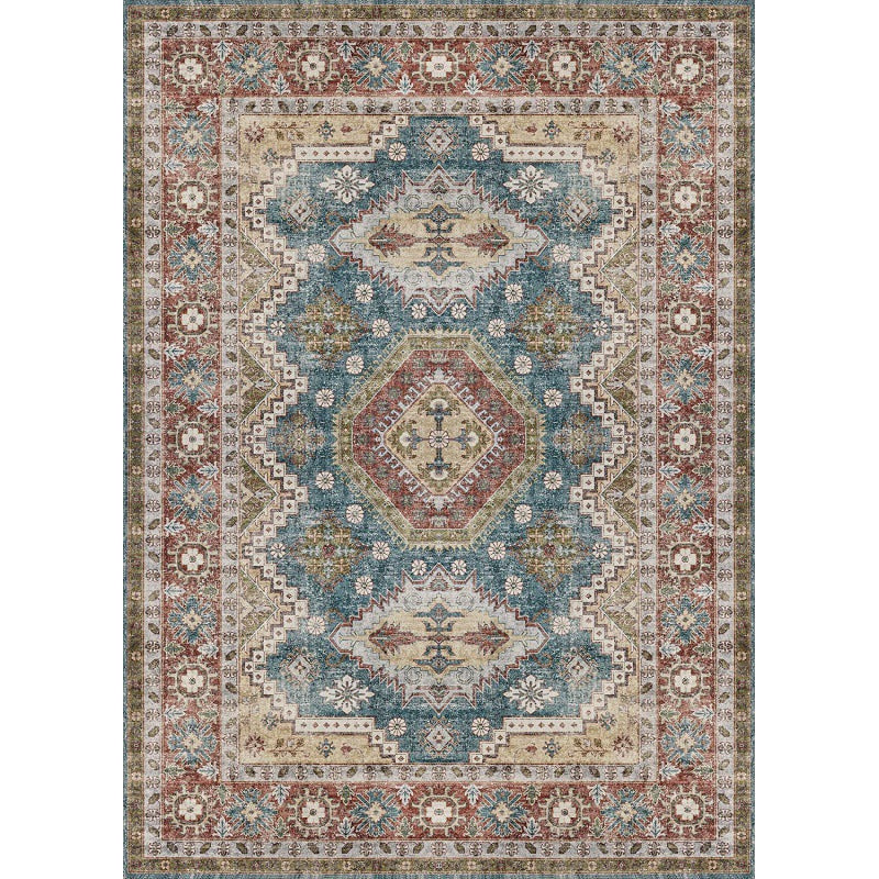 Cross-border Amazon retro living room carpet dirt-resistant and easy to take care of Nordic American sofa bedroom coffee table blanket foldable