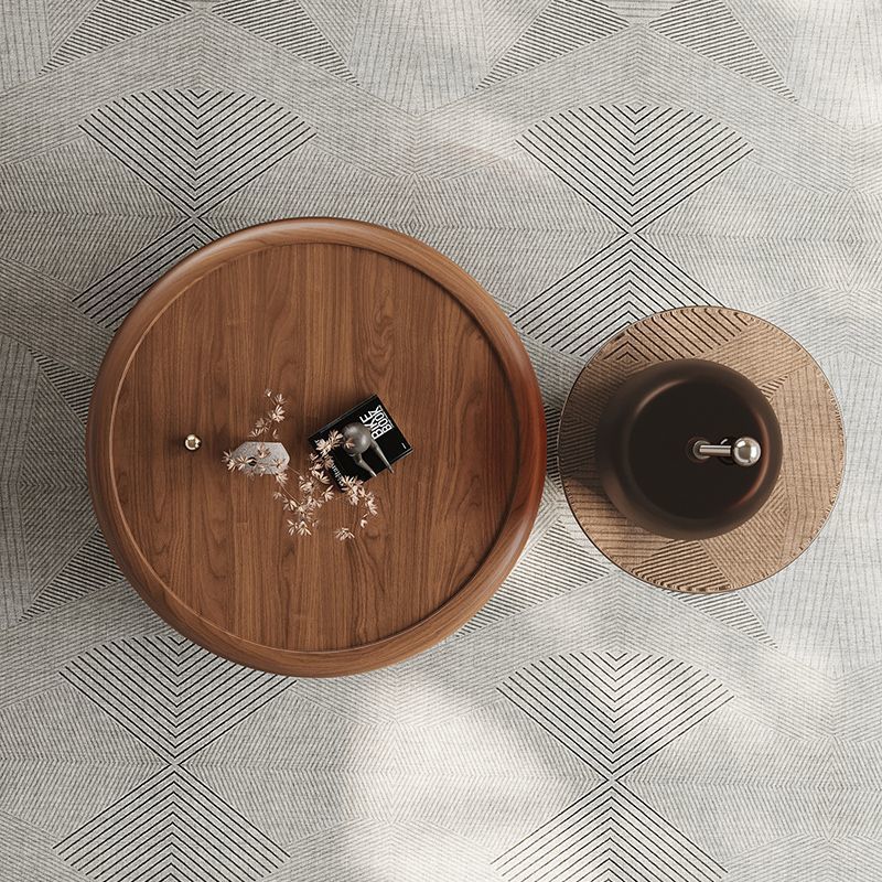 Designer Italian light luxury round coffee table combination art creative living room home modern simple coffee table small apartment