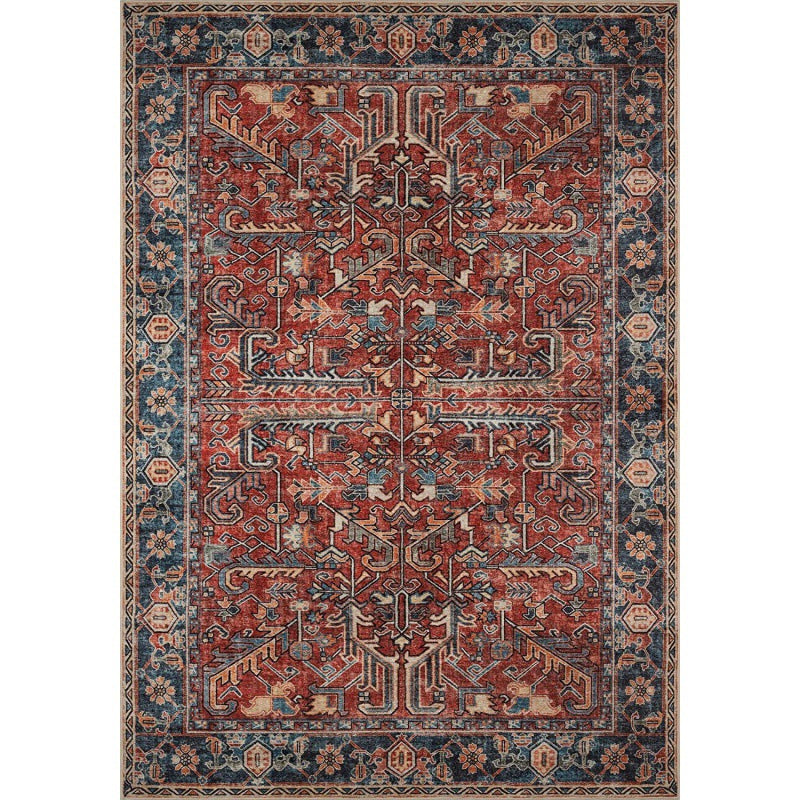 Cross-border Amazon retro living room carpet dirt-resistant and easy to take care of Nordic American sofa bedroom coffee table blanket foldable