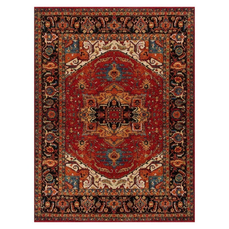 Cross-border Amazon retro living room carpet dirt-resistant and easy to take care of Nordic American sofa bedroom coffee table blanket foldable