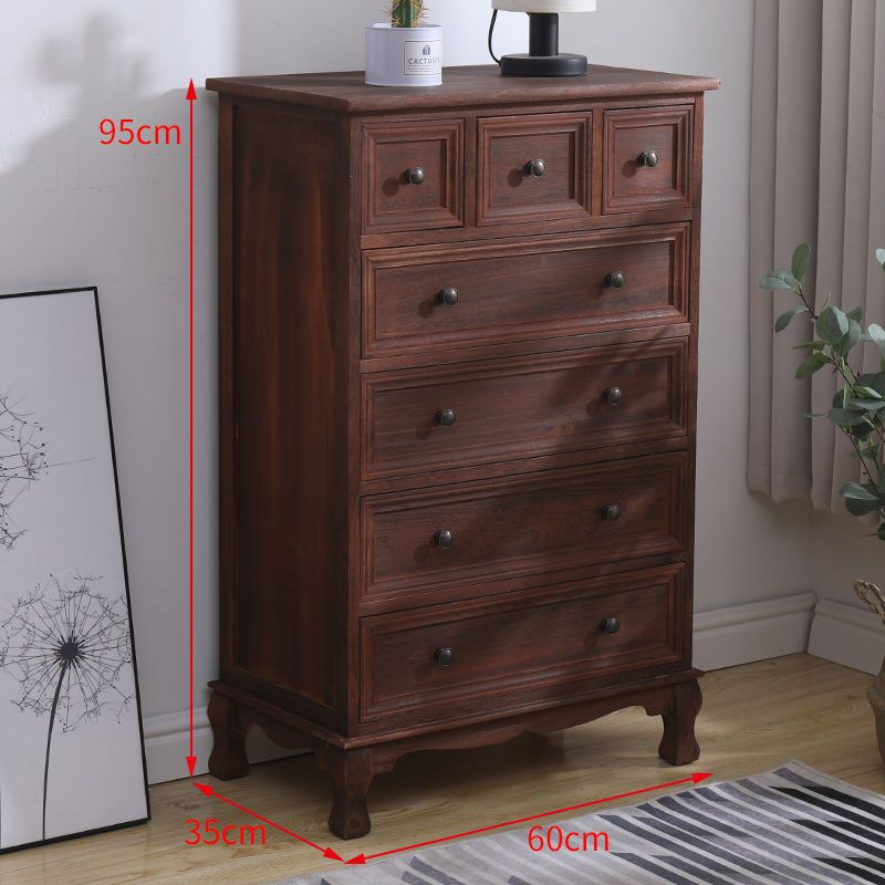 Solid wood dining side cabinet locker living room modern simple tea table against the wall side cabinet storage cabinet household