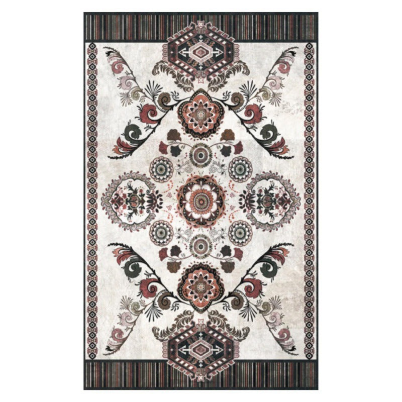 Cross-border Amazon retro living room carpet dirt-resistant and easy to take care of Nordic American sofa bedroom coffee table blanket foldable