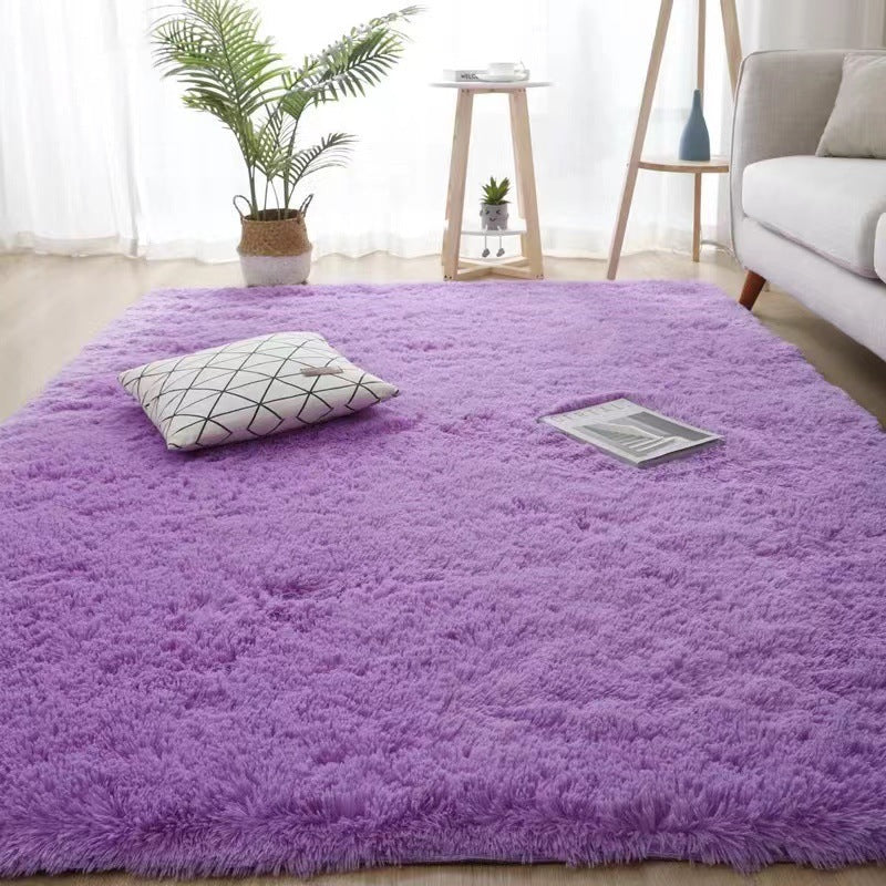Simple carpet bedroom seat cushion photo winter ins wind plush blanket floor mat living room bay window bedside blanket