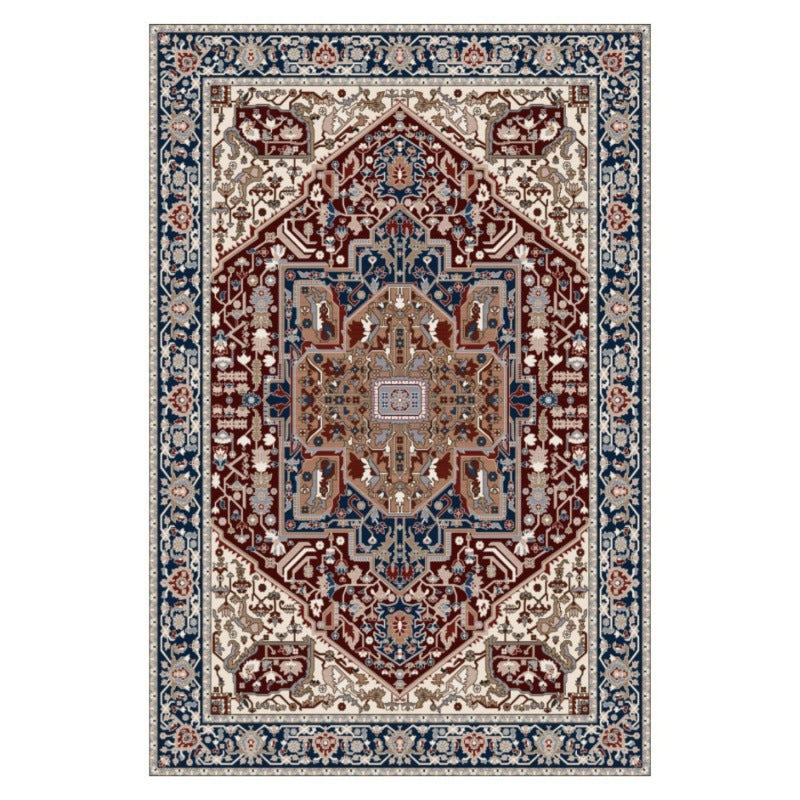 Cross-border Amazon retro living room carpet dirt-resistant and easy to take care of Nordic American sofa bedroom coffee table blanket foldable