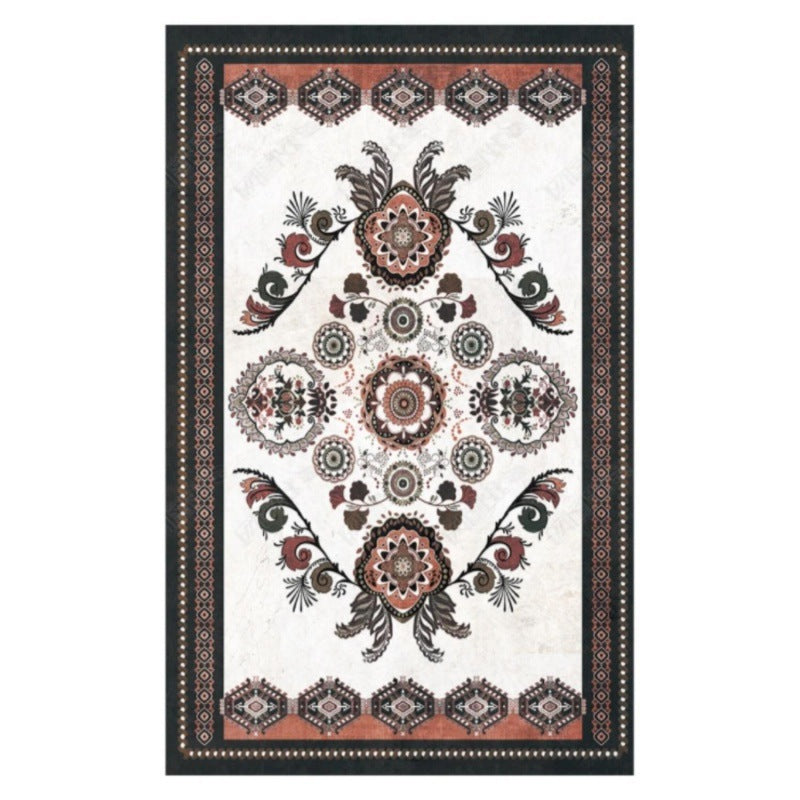 Cross-border Amazon retro living room carpet dirt-resistant and easy to take care of Nordic American sofa bedroom coffee table blanket foldable