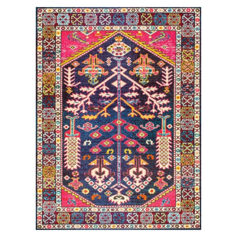 Cross-border Amazon retro living room carpet dirt-resistant and easy to take care of Nordic American sofa bedroom coffee table blanket foldable