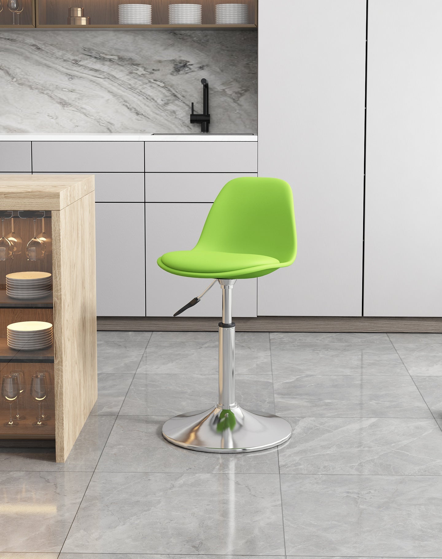 Simple household high stool bar chair bar chair can be lifted and lowered to choose rotating back chair casual chair high chair
