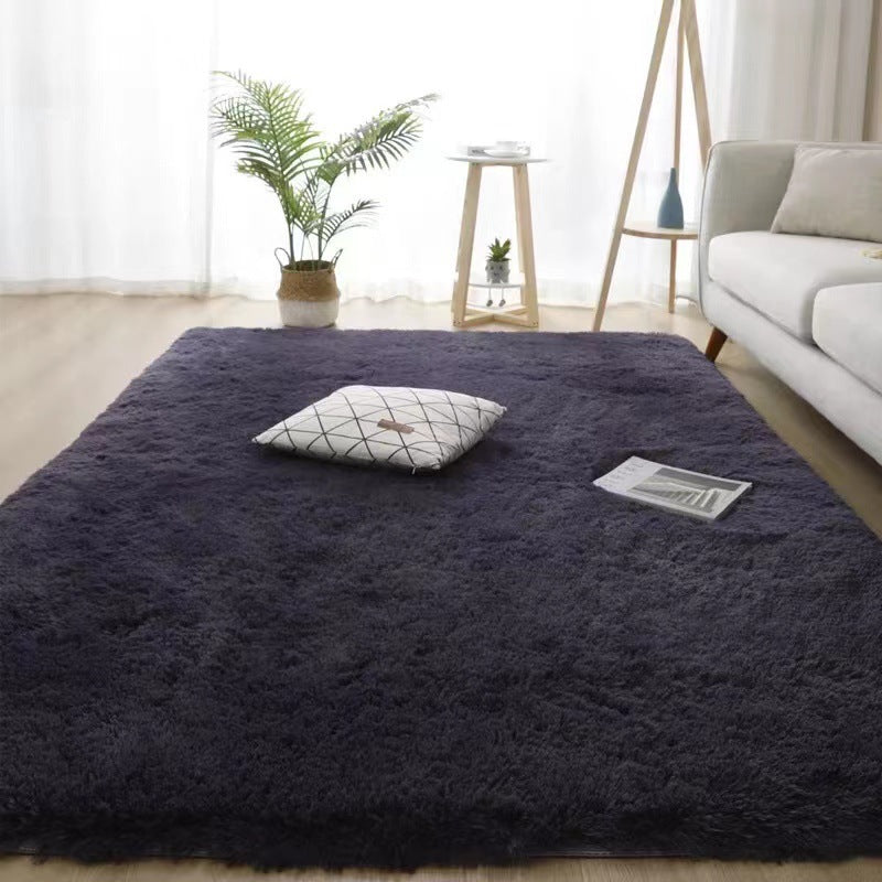 Simple carpet bedroom seat cushion photo winter ins wind plush blanket floor mat living room bay window bedside blanket