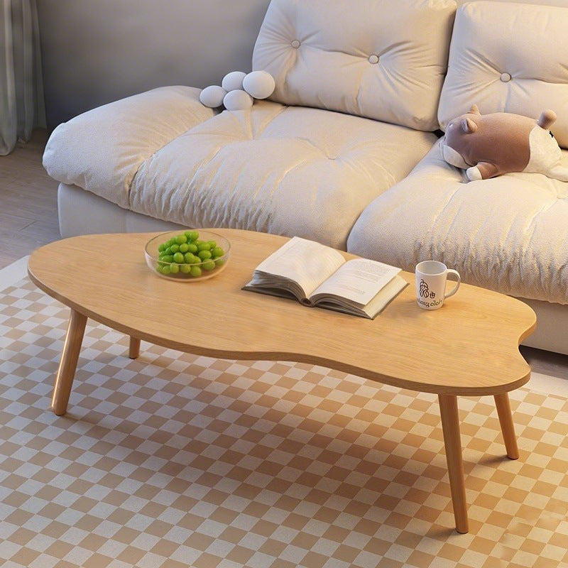 Coffee table small apartment new light luxury double-layer sofa tea table rental house small table modern living room household cloud table