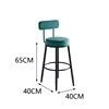 Simple backrest high chair Nordic midisland bar chair Modern bar chair Internet celebrity home bar stool Cafe high stool
